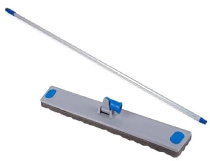 FERCASASHOP® Spazzolone Industriale professionale per Pavimenti, 60 cm, con Manico in Alluminio 140 cm