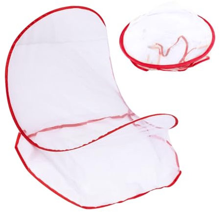 Pop-up Fly Netting - da letto pop-up portatile, rete a mosca a mosca a rete fine + rete di protezione da campeggio istantanea, cupola insetto pieghevole stabile, barriera per da