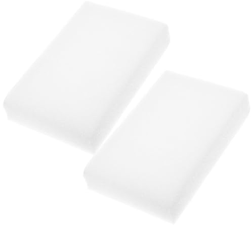 Toyvian Almohadilla para Agujas de Fieltrar Blanca 15X10X3 CM Bloque de Espuma para Manualidades Oficina y Laboratorio 2 Unidades Antideslizante y Amortiguadora para Trabajos de