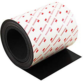 MagFlex® Flexible Magnetic Sheet with 3M Self Adhesive for Creating Magnetic Pictures, Artwork, Signs or Displays - 150mm Wide - 1m Length
