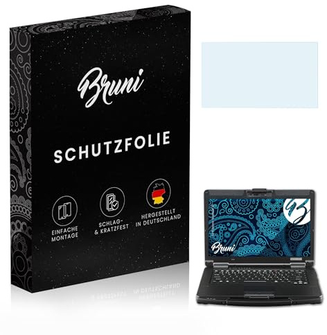 Bruni Schutzfolie kompatibel mit Panasonic Toughbook 55 Folie, glasklare Displayschutzfolie (2X)
