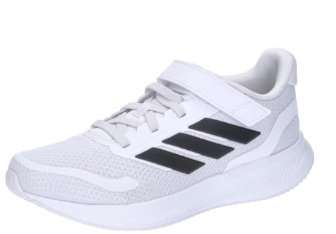 adidas RUNFALCON 5 Shoes Kids Laufschuhe, Cloud White/core Black/core Black, 34 EU