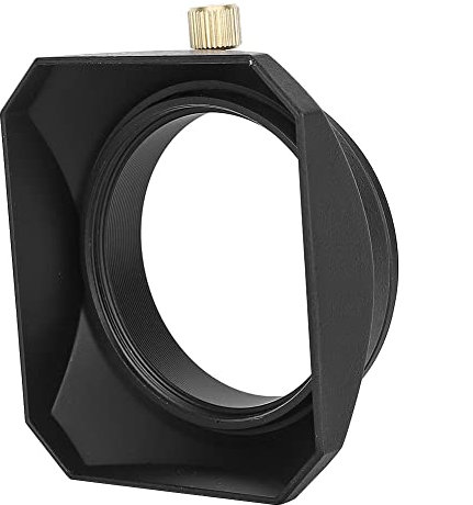 Parasol para Objetivo Parasol Cuadrado Portátil y Liviano, Fácil de Almacenar, Protege el Plástico Expuesto Resistente a los Impactos para Todo Tipo de Cámaras para DV (52MM)