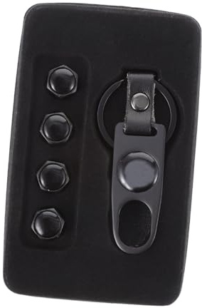 STOBAZA Tapones De Válvula Neumático Coche Antirrobo De Aleación De Zinc con Llave para Rueda Tapas Herméticas para Neumáticos De Vehículo Reemplazo Duradero y Fácil De Instalar