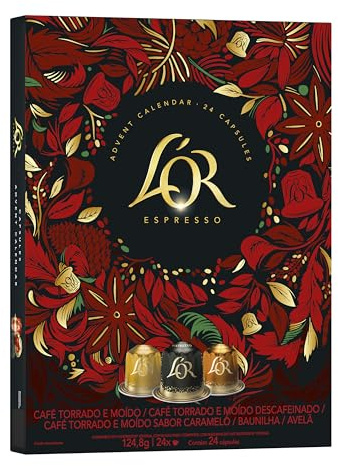 L’OR Coffee Pod Advent Calendar (Total 24 Coffee Capsules)