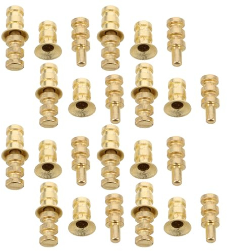 KONTONTY 24 Piezas De Conectores De Pasador De Escritorio Para Estantes Muebles Mesas Hojas De Mesa Soportes De Exhibición Pasadores De Alineación Clavijas Metálicas Para Estantes