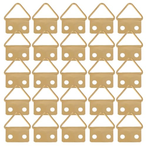 HINTRMENT Cintres pour Tableau à L'huile en Métal 150pcs, Boucles Suspendre Murale Invisibles pour Cadres Photo, Faciles à Ranger, Maison Bureau