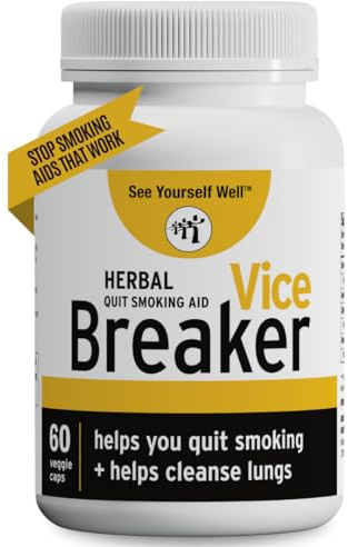 Vice Breaker: Quit Smoking for The Last Time. Stop Smoking Within 30 Days. Clean Your Lungs, Eliminate Cravings, Regain Your Health & Detox. 100% Natural & Herbal Without ANY Nicotine or Side Effects.