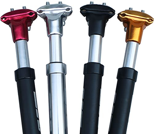 GANOPPER Gefederte Sattelstütze 31 6 mm 31.6 Fahrrad Federsattelstütze Fahrradstütze Für MTB,Downhill,Mountainbike Fahrradsattel Federung und Fahrradteile