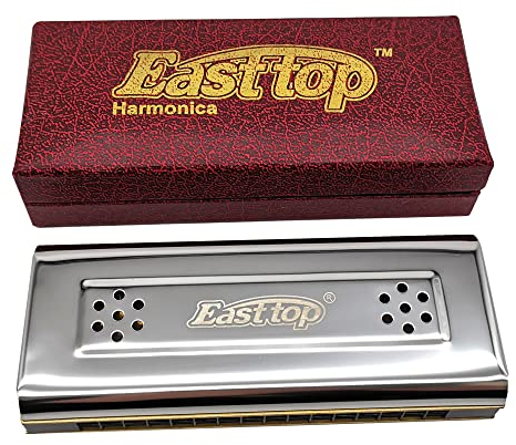 Selected Reeds Mundharmonika, 10 Löcher, 16 Löcher, 24 Löcher, doppelseitige Mundharmonika, fortgeschrittene C/G-Ton, polyphonische Mundharmonika für Anfänger, Erwachsene, Studenten (16 Hole)