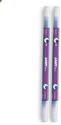 LAMY Lot de 2 effaceurs d'encre Velvet en plastique avec pointe d'effacement et pointe de correction moyenne - Pour effacer l'encre bleu roi uniquement