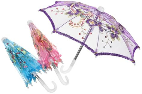 DEARMAMY 3 Stück Regenschirm Mini- Karikatur kinderregenschirm regenschirm dekorative Regenschirme für Partys Regenschirme für Regenkinder