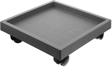 BESTonZON Charrette Mobile des Stands roulement Usine pour Dolly du Pot de Fleurs Chariot de jardinière Soucounage en Pot à Fleurs avec Roues résine polypropylène Grey