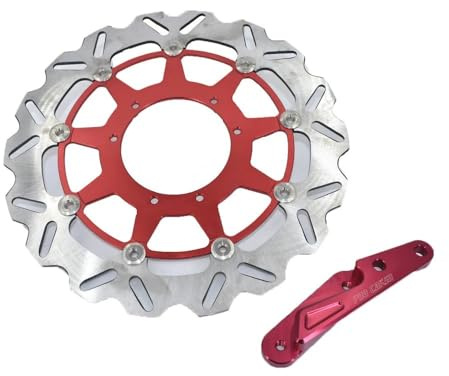 Bromsskiva 320 Bromsskiva Rotorfäste För 4-pots Bromsok För HF6 CR125 CR250 CRF250 CRF450 Supermoto