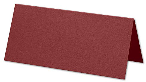 Artoz Lot de 1001 Cartons marque-places 100 x 90 mm Lot de 50 rouge bordeaux