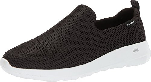 Skechers Go MAX - Tenis de Senderismo para Hombre, Color Blanco y Negro, Talla 8