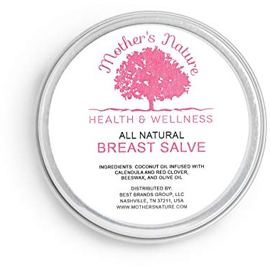 Mother's Nature Nourishing Breast Salve - Nipple Cream - All Natural, Hand-made in Small Batches