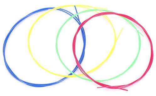 RiToEasysports Ukulele Saiten, Akustische Ukulele Saiten 4pcs / Set Bunte Nylon Saiten Ersatzteil Zubehör für Ukelele