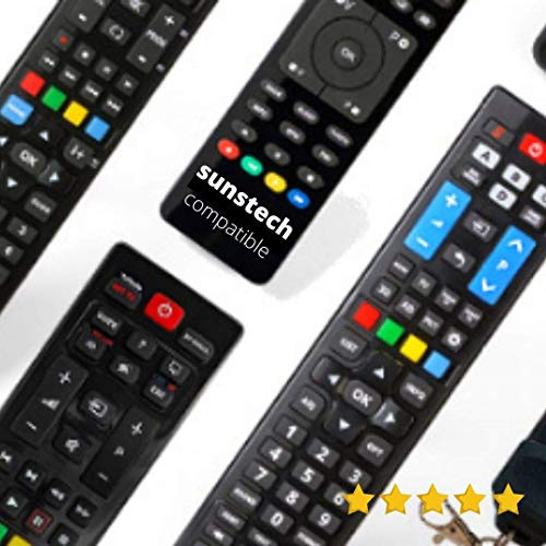 SUNSTECH - Mando A Distancia TELEVISIÓN SUNSTECH - Mando TELEVISOR SUNSTECH Mando A Distancia para SUNSTECH TV - Compatible Todas Las Funciones SUNSTECH