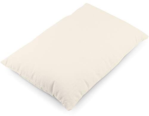 PILLOWY Buckwheat Big Buck Bed Pillow Filled with US Grown Organic Buckwheat Hulls Cool Ventilation - Japanese Style - Keep Your Spine Straight Support - Adjustable Fill Zipper, X-Large