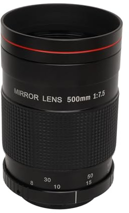 500mm F8 Super Telephoto Mirror Camera Lens, med Filter, för AI-monterad Kamera, för Nikon D850 D810 D800 D780 D750 D500 D7500 D7200 D5600