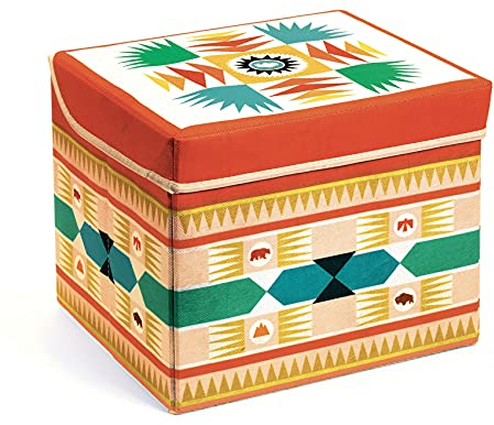 LBR - Scatola di Seduta Tipo No Applica bauli e conservazione dei Giocattoli, Multicolore (54482)