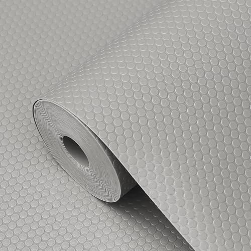 wohomuke Alfombrilla para cajón 60x600cm Protector cajones Cocina EVA Plastico Protector para Muebles (60cmx6m,Gris Claro)
