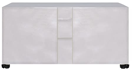 Abdeckung Für Gartenmöbel Wasserdicht 420D Oxford Gartenmöbel Schutzhülle Mit Belüftungsöffnungen (90 * 90 * 40cm,Schwarz)