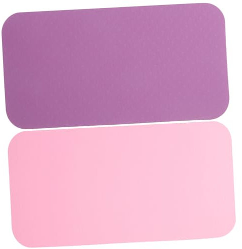 KITANDOVE 2st Bauchradmatte Kniend Pads Matten Kissen Yoga Kniebandage Knieschützer Übungspad Bequemer Knieschoner Rutschfestes Kniepolster Hochrückfederndes Polster Knieschutzpolster TPE