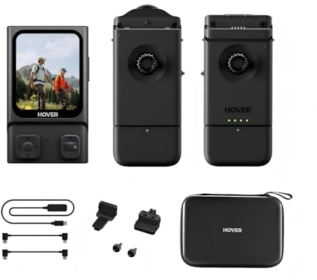 HOVERAir Beacon & Joystick Set – Controlador de Movimiento Ligero con Pantalla en Tiempo Real y Funciones de Vuelo Seguro para Ciclismo, Viajes y filmaciones al Aire Libre