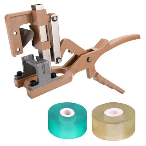 Lot de ciseaux de greffage pour la coupe de branches avec ruban de greffage et poignée ergonomique pour branches de 8 mm à 20 mm de diamètre