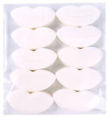 Beavorty 1000 Pcs Silk Lip Paper Cotton Bed Sheets Lip Cotton Sheet Collagen Crystal Lip Skin Care Paper Lip Care Disposable Lip Paper Lip Care for Women Woman White Lotion Face