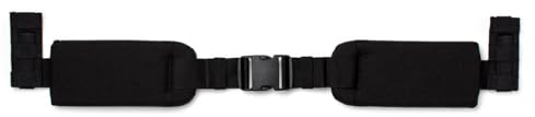 GORUCK Padded Hip Belt - Adjustable Weight Lifting Belt for Enhanced Comfort & Stability, Ideal for Long Rucking & Heavy Lifting Work, Compatible w/Side MOLLE Webbing on GR1, GR2, & Rucker - Black