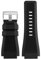 SASJQVMX Fit For Männer Armband 35-24mm Konvexen Silikon Gummi Wasserdichte Uhr Strap Werkzeug(A Silicone black-sk)