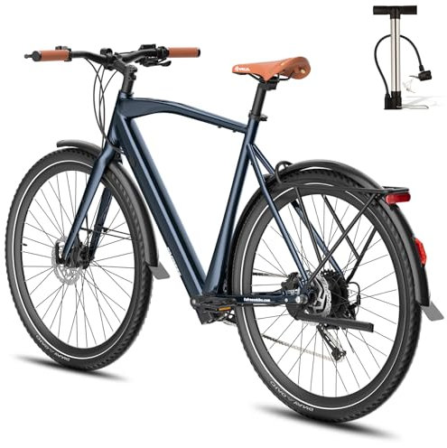 Fafrees 2025 700 M E Bike män 36 V 360 Wh batteri [officiella ] Ebike kvinnor 250 W, elcykel vuxna 25 km/h, elcykel 100 km, E mountainbike MTB 150 kg, E Pedelec 700 x 42C, E Citybike 40 N.m