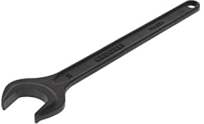 GEDORE Einmaulschlüssel, 38 mm, Mit Aufhängeloch, Hochwertiger Vanadium-Stahl, Blendfreie Optik, Manganphosphatiert, Nach DIN 894