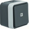 Berker AP-Kontrollwechselschalter 31763505 lichtgrau, N.a
