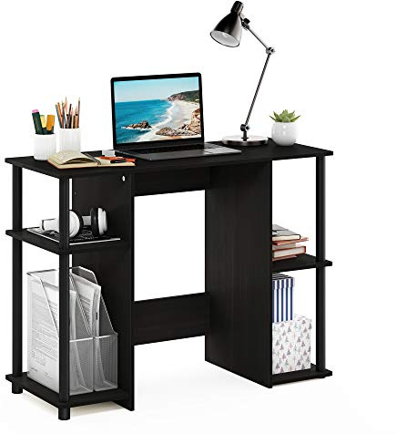 Furinno JAYA Compact Computer Desk, Writing Desk, Study Desk, Espresso