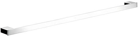 emco LOFT Handtuchhalter zur Wandmontage, eleganter und kompakter Badetuchhalter aus Aluminium, hochwertige Handtuchstange für Handtücher oder Kleidung, chromfarben, Chrom