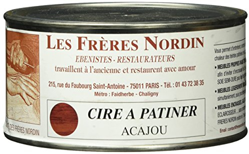 Les Frères Nordin 413912 Cire à patiner Acajou