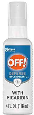 OFF! Defense Insect Repellent Spritz with Picaridin, Bug Spray with Long Lasting Protection from Mosquitoes, 4 oz