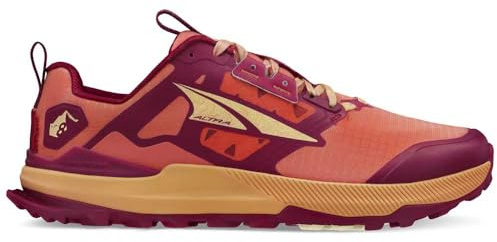 ALTRA Women's AL0A85ND Lone Peak 8 Trail Running Shoe, Red, 7,5