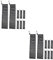 Mipcase 16pcs Drawstring Feeder Bags for Birds Food Polyester Mesh Hanging Storage for Finch Feeding Easy to Use for Gardens and Yards Black