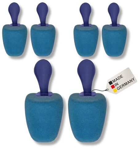 DELFA Schuhspanner Karrée - Größe 37-41 - Set aus 3 Paar - Schaumstoff Schuhformer Schuhstrecker - für Damen Schuhe mit eckiger Form