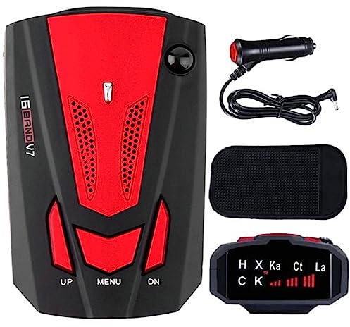 BUTORY A Rilevatore Radar Max 800m Rilevatore di velocità Radar a Lungo Raggio con velocità Vocte Prompt Città Città/Autostrada per Auto Monitoraggio a 360 Gradi Monitoraggio Radar Rilevatore Radar