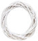 Décor de couronne en osier, couronne de rotin de Noël, 30 cm Porte d'entrée Couronne en osier blanche White Wreath Garland pour la porte d'entrée Décoration de Noël du mariage, couronne de rotin de N