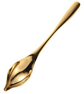 KOCKSHION 1 Pz. cucchiaio da salsa in acciaio inossidabile cucina notizia in anticipo Cucchiaio per salse e condimenti Cucchiaio per condimenti d'oro cucchiaio di salsa cucchiaio di spezie