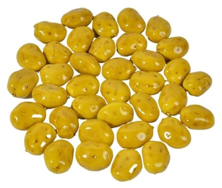 EURDFHY Verduras Artificiales 10/30 Piezas de 3 cm de plástico Artificial, Modelo for decoración del hogar, Fiesta, Boda, Verduras de simulación, Patata Falsa(30pcs)