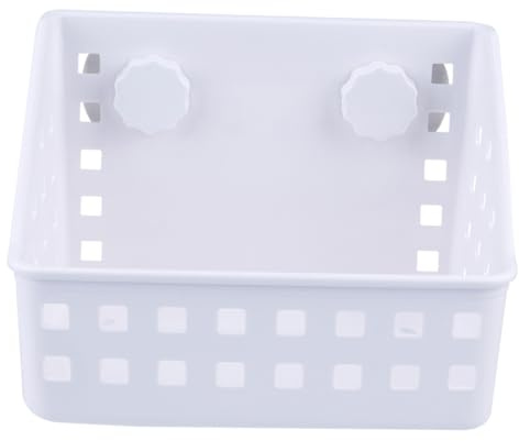 WEKADRIN Mangeoire à Foin Plastique avec Ventouse pour Lapin Cochon et Chinchilla Râtelier de Nourriture Facile à Installer Évite Le Gaspillage Herbe Convient Plupart des Cages