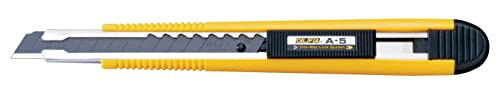 OLFA schlankes Industrie-Cuttermesser A-5 9mm mit Klingenabbrechhilfe